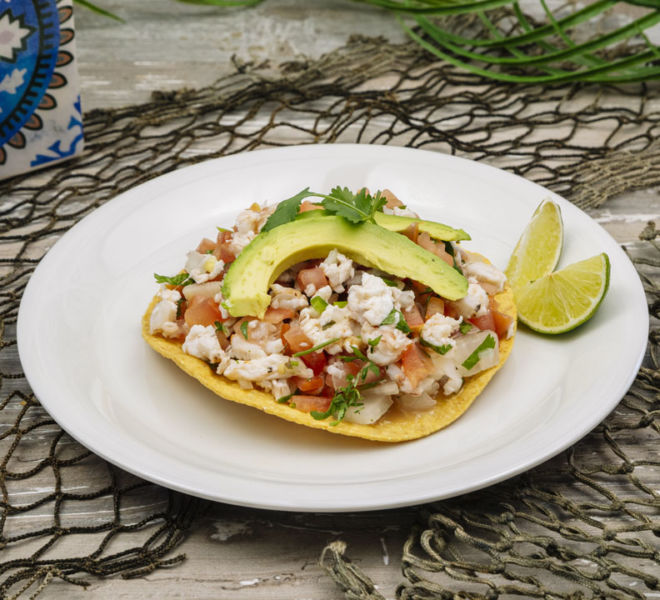 Shrimp Tostada_4233